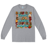 Heather Grey bonfires flannels smores Long Sleeve Tee - AdoDesignShop