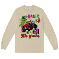 Mushroom ready to crush 5th grade Long Sleeve Tee - Zillion Design Studio