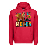 Cardinal just a little moody with cow Premium Hoodie - NancyCooperArtShop