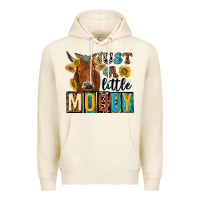 Tofu just a little moody with cow Premium Hoodie - NancyCooperArtShop