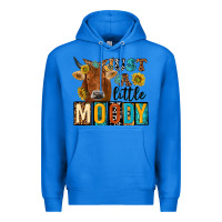 True Royal just a little moody with cow Premium Hoodie - NancyCooperArtShop