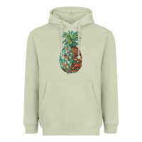 Matcha pineapple leopar turquoise serape summer Heavyweight Hoodie - Artiststas