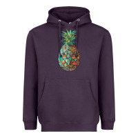 Plum pineapple leopar turquoise serape summer Heavyweight Hoodie - Artiststas