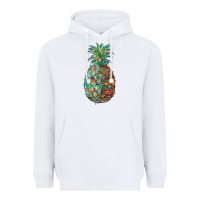 White pineapple leopar turquoise serape summer Heavyweight Hoodie - Artiststas