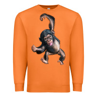 Carrot baby chimpanzee Premium Sweatshirt - LillyAllenDesigns