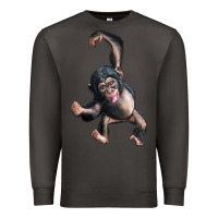 Smoke baby chimpanzee Premium Sweatshirt - LillyAllenDesigns