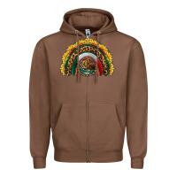 Chestnut mexico sunflower rainbow Zipper Hoodie - HRA Design Shop