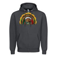 Smoke mexico sunflower rainbow Zipper Hoodie - HRA Design Shop