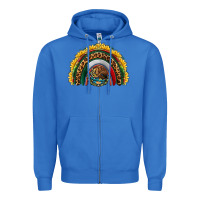 True Royal mexico sunflower rainbow Zipper Hoodie - HRA Design Shop