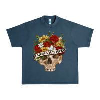 Midnight Navy Be Afraid&Do It Anyway Urban Heavy Tee - RanaPortraitStore