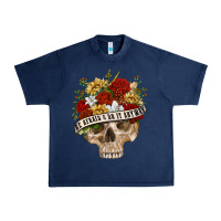 Navy Be Afraid&Do It Anyway Urban Heavy Tee - RanaPortraitStore