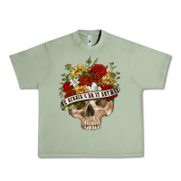 Oil Green Be Afraid&Do It Anyway Urban Heavy Tee - RanaPortraitStore