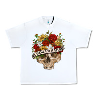 White Be Afraid&Do It Anyway Urban Heavy Tee - RanaPortraitStore