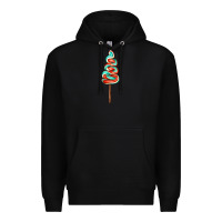 Black bluered lollipop Premium Hoodie - AdoDesignShop