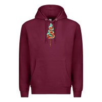 Burgundy bluered lollipop Premium Hoodie - AdoDesignShop