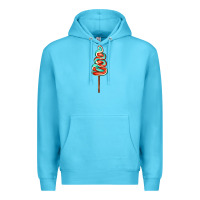 Ocean Blue bluered lollipop Premium Hoodie - AdoDesignShop