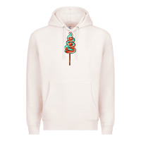 Pale Pink bluered lollipop Premium Hoodie - AdoDesignShop