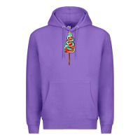 Purple bluered lollipop Premium Hoodie - AdoDesignShop