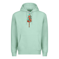 Seafoam bluered lollipop Premium Hoodie - AdoDesignShop