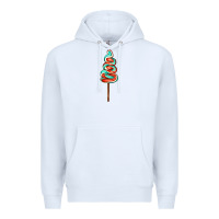White bluered lollipop Premium Hoodie - AdoDesignShop
