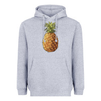 Heather Grey pineapple Heavyweight Hoodie - Artiststas