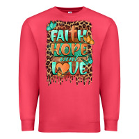 Cardinal faith hope and love Premium Sweatshirt - BarkalooDesign