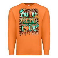 Carrot faith hope and love Premium Sweatshirt - BarkalooDesign
