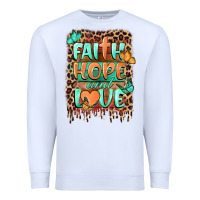 White faith hope and love Premium Sweatshirt - BarkalooDesign