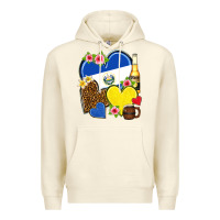 Sandshell el salvador hearts Premium Hoodie - NancyCooperArtShop