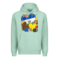 Seafoam el salvador hearts Premium Hoodie - NancyCooperArtShop