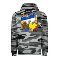 Slate Camo el salvador hearts Premium Hoodie - NancyCooperArtShop