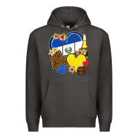 Smoke el salvador hearts Premium Hoodie - NancyCooperArtShop
