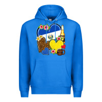 True Royal el salvador hearts Premium Hoodie - NancyCooperArtShop