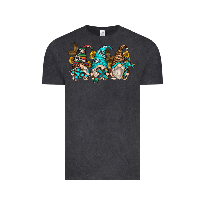 Western Cross Gnomes Vintage Tee by Zillion Design Studio | Teevron