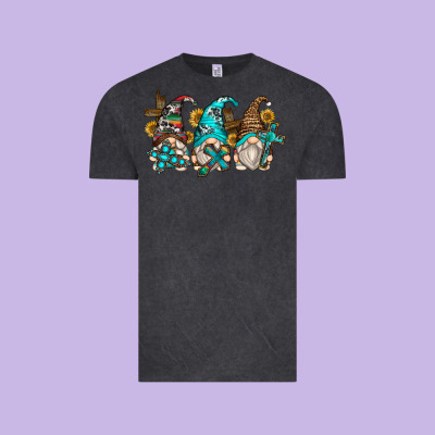 Western Cross Gnomes Vintage Tee Designed By Zillion Design Studio