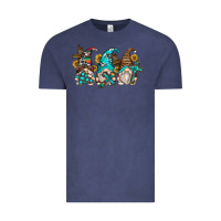 Vintage Denim western cross gnomes Vintage Tee - Zillion Design Studio