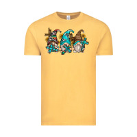 Vintage Mustard western cross gnomes Vintage Tee - Zillion Design Studio