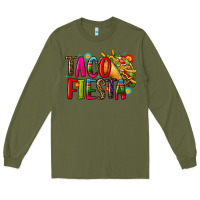 Army Green taco fiesta Long Sleeve Tee - CTS Tumbler Store