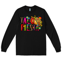 Black taco fiesta Long Sleeve Tee - CTS Tumbler Store