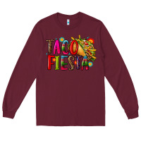 Burgundy taco fiesta Long Sleeve Tee - CTS Tumbler Store