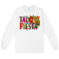 White taco fiesta Long Sleeve Tee - CTS Tumbler Store