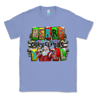 Colony Blue merry christmas yall Classic Tee - CowhideDigitalArt