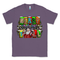 Lavender merry christmas yall Classic Tee - CowhideDigitalArt