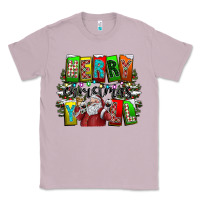 Lilac merry christmas yall Classic Tee - CowhideDigitalArt