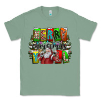 Sage merry christmas yall Classic Tee - CowhideDigitalArt