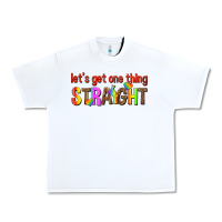 White lets get one thing straight Urban Heavy Tee - texasbilliewilder