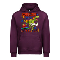 Mauve Wine roaring into preschool Urban Hoodie - BundleAndBundleShop