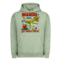 Pigment Oil Green roaring into preschool Urban Hoodie - BundleAndBundleShop