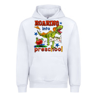 White roaring into preschool Urban Hoodie - BundleAndBundleShop