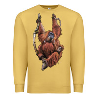 Orangutan And Baby Premium Sweatshirt | Teevron